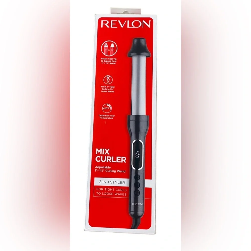 Revlon Mix Curler 2-in-1 Styler -NWT - Picture 2 of 4
